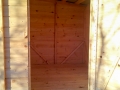 Хозблок 2x5 м деревянный с навесом