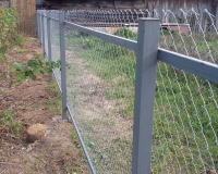 Забор из сетки-рябицы